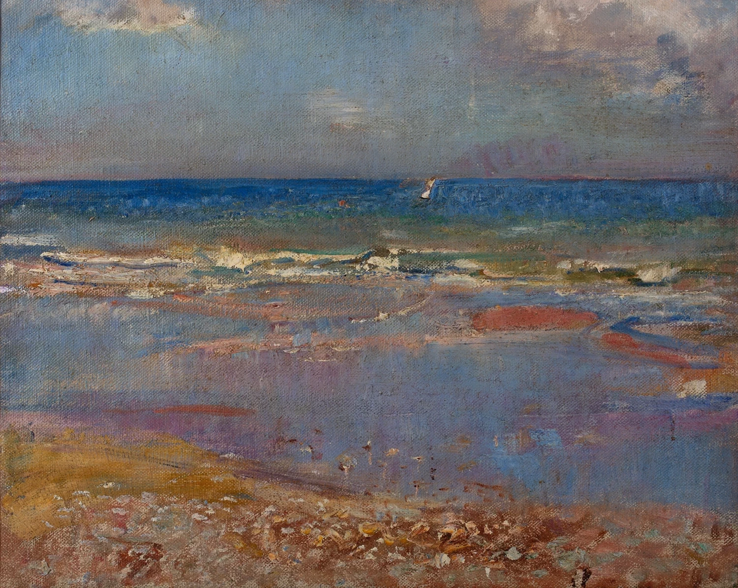 Annie Louise Swynnerton - Paesaggio marino blu